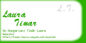 laura timar business card