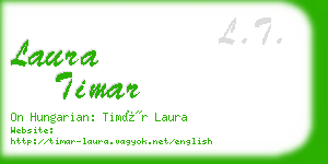 laura timar business card
